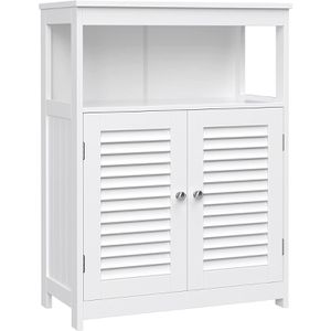 Produktbild für Badschrank Vasagle BBC40WT, mit 4 Füßen, weiß
