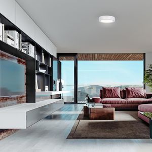 Produktbild für LED-Panel Paulmann Lunar, weiß, Ø 17 cm