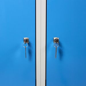 Produktbild für Werkbank ADB 42744, blau, mit Rollen