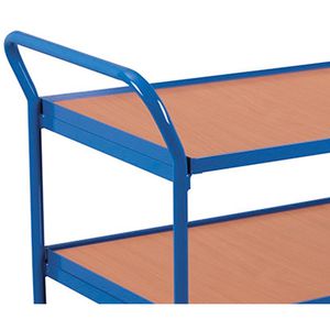 Produktbild für Tischwagen VARIOfit sw-800.660, aus Metall &amp; Holz