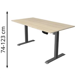 Schreibtisch Kerkmann Move 1, ahorn / anthrazit