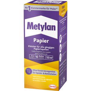 Tapetenkleister Metylan MPP40, Papier
