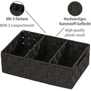 Produktbild für Aufbewahrungskorb Wenko Adria 3 Fächer