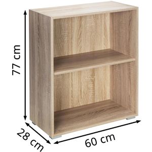Produktbild für Bücherregal CASARIA Vela, 106611, eiche