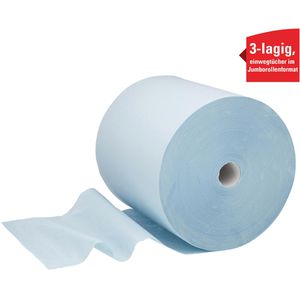 Produktbild für Putztuchrolle Wypall L30 Ultra+ 7426 Airflex-Technologie, blau