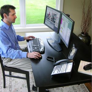 Produktbild für Monitorhalterung Ergotron Neo-Flex, VESA 75x75 &amp; 100x100 mm