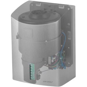 Produktbild für Händetrockner Air-Wolf Serie M, 10-427, Warmluft, silber