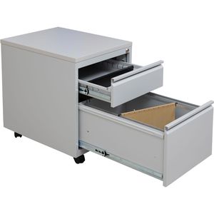 Produktbild für Rollcontainer G-Office MPG/2.6, Metall, lichtgrau