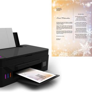 Produktbild für Weihnachtsbriefpapier Böttcher-AG Schneeflocke