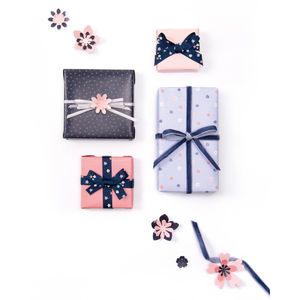 Produktbild für Geschenkband Folia Mix Blue Velvet, Set