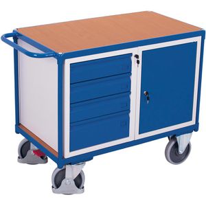 Werkstattwagen VARIOfit sw600.698, Tragkraft 500 kg