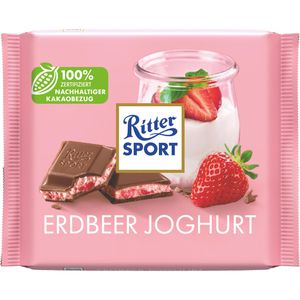 Tafelschokolade Ritter-Sport Erdbeer-Joghurt