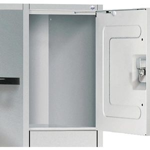 Produktbild für Schließfachschrank CP-Möbel Serie 8070, lichtgrau