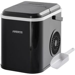 Produktbild für Eiswürfelmaschine Arebos Kunststoff, schwarz