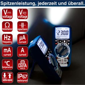 Produktbild für Multimeter PeakTech P 3443, digital, RMS