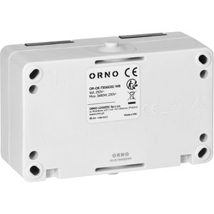 Produktbild für Steckdose Orno Aquatic Mini 2x2P+E, IP54, Aufputz