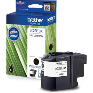 Tinte Brother LC-22EBK schwarz