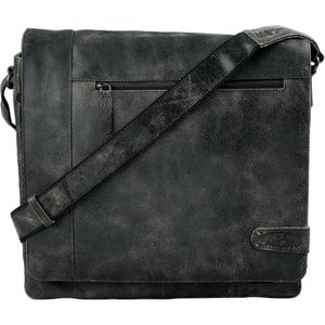 Produktbild für Umhängetasche Pride&amp;Soul Jumper, 47156, Echt Leder, schwarz