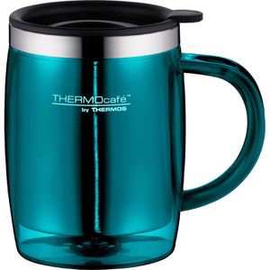Thermobecher Thermos TC Desktop Cup, mit Henkel, türkis