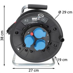 Produktbild für Kabeltrommel Kalle-das-Kabel H07RN-F, 25m