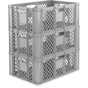 Produktbild für Eurobox Alpha-Paletten grau, 45 Liter, lebensmittelecht