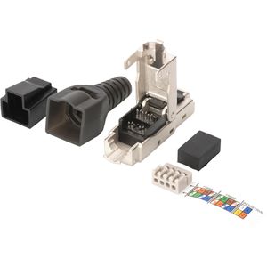 Produktbild für Modularstecker Digitus DN-93631-10, Cat6A, RJ45, 10 Stück