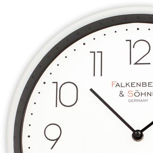 Produktbild für Wanduhr Falkenberg&amp;Söhne Kunststoff, analog, Funkuhr