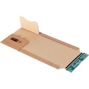 Versandtaschen progress für CDs / DVDs, braun, B4