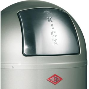 Produktbild für Mülleimer Wesco Kickboy, neusilber