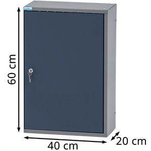 Produktbild für Werkzeugschrank Küpper 70333, aus Metall, grau / blau