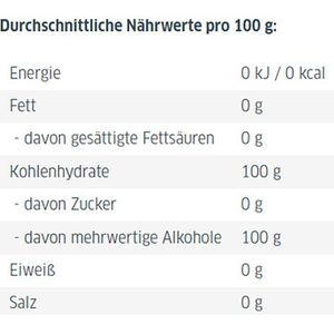 Produktbild für Zucker Xucker light Erythrit, weißer Zucker, BIO