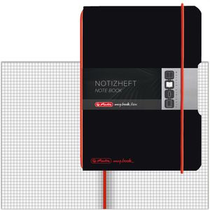 Notizbuch Herlitz 11361599 my.book flex, schwarz, A6