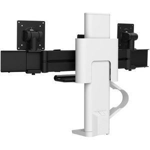 Produktbild für Monitorhalterung Ergotron Trace Dual, weiß