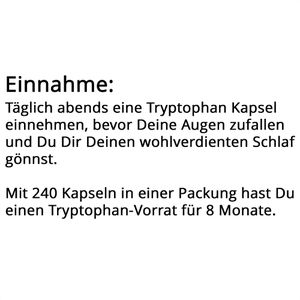 Produktbild für Aminosäuren gloryfeel L-Tryptophan, 240 Kapseln