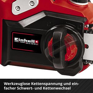 Produktbild für Kettensäge Einhell-Professional GP-LC 36/35 Li-Solo, Akku