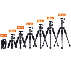Produktbild für Stativ Rollei Compact Traveler Mini M-1, Höhe bis 49 cm