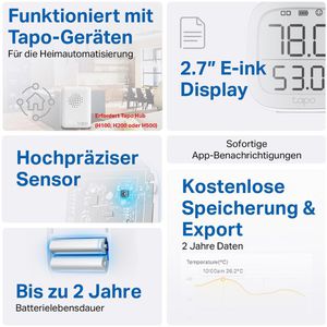 Produktbild für Thermo-Hygrometer Tapo T315, digital