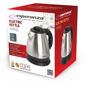 Produktbild für Wasserkocher esperanza EKK116X, silber