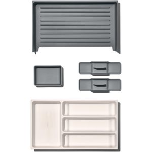 Produktbild für Besteckkasten OXO Good Grips 13321900, grau / weiß, Kunststoff
