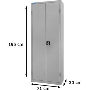 Produktbild für Magazinschrank ADB 40826, grau