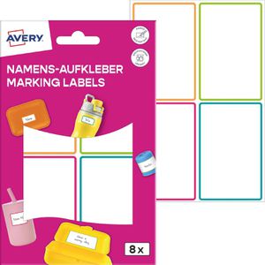Namensetiketten Zweckform NAME8C, 4 Farben