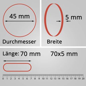 Produktbild für Gummibänder Alco 7450-26