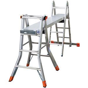 Produktbild für Teleskopleiter Krause Monto TeleMatic, 129963, Länge 5,35m