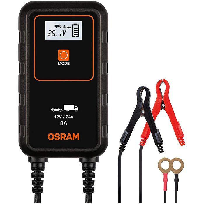 Osram Autobatterie-Ladegerät BATTERYcharge 908, 12 V / 24 V, 8 A – Böttcher  AG