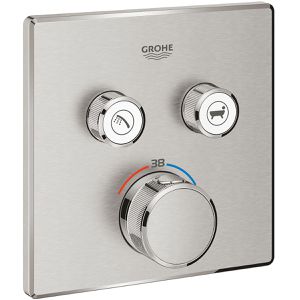 Duscharmatur GROHE Grohtherm SmartControl, 29124DC0,supersteel