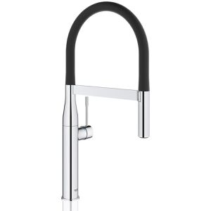 Küchenarmatur GROHE Essence, chrom / schwarz