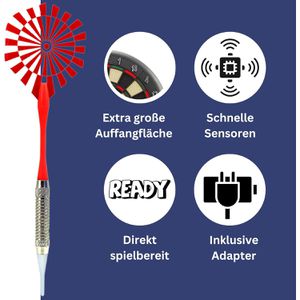 Produktbild für Dartscheibe Best-Sporting Blackpool, elektronisch