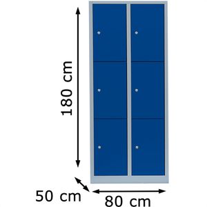 Produktbild für Schließfachschrank ClassiX X-523321, blau