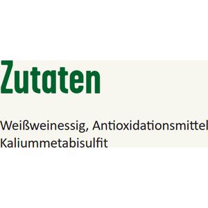 Produktbild für Tafelessig Kühne aus Weißwein, 6% Säure