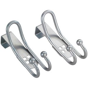 Produktbild für Türhaken Wenko für Außenseite, silber